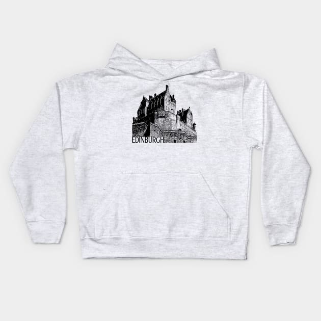 Edinburgh Kids Hoodie by TravelTs